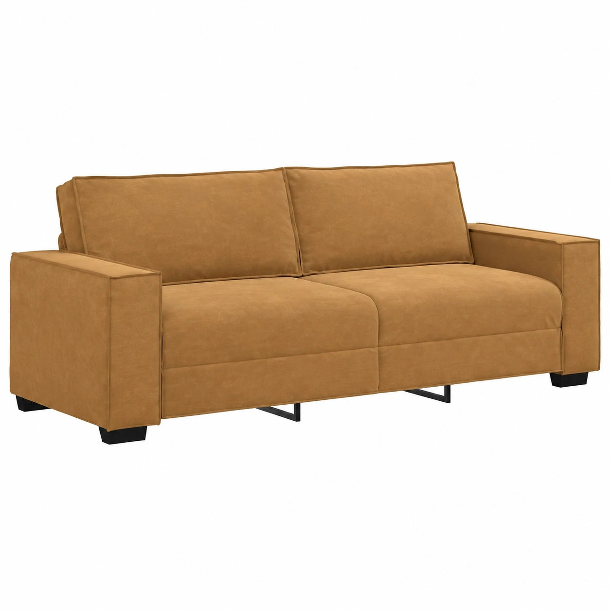 Sofá de 3 Plazas de Terciopelo Marrón de 180 cm vidaXL