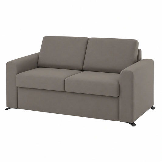 Sofá Cama Italiano 3 Plazas Berlín en Tela Antimanchas Gris con Montaje Incluido