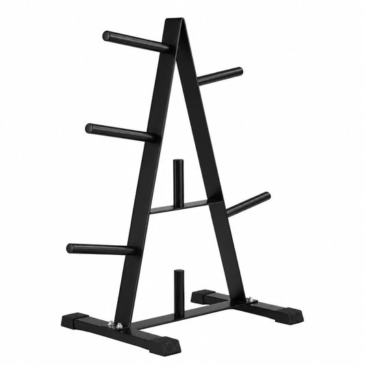 Soporte para Pesas de 25 mm con Capacidad de 200 kg, Organizador de Gimnasio - Negro