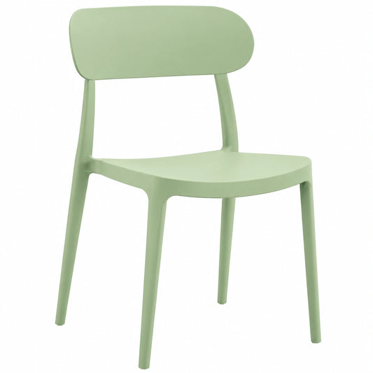 Silla Apilable para Jardín METRO Professional, Verde Aguacate, Exterior